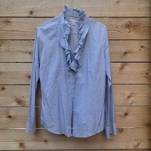 Classic J.Crew ruffle shirt in 12 tall